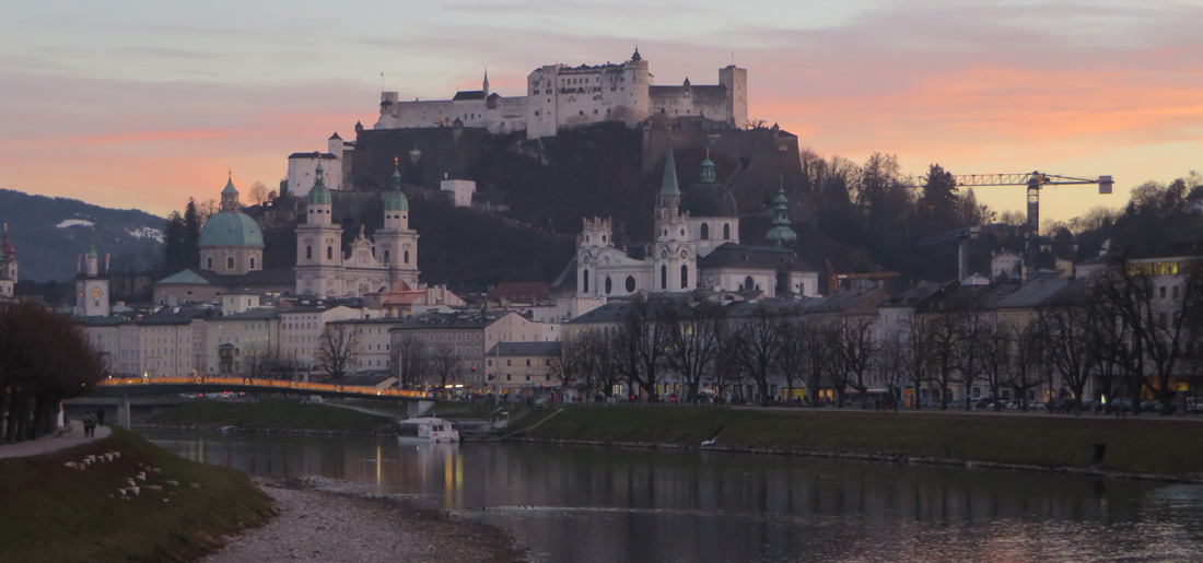 Salzburg at Sunset