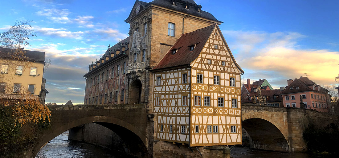 Bamberg Rathaus in Winter